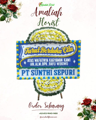 Papan Bunga Duka di Sindangresmi