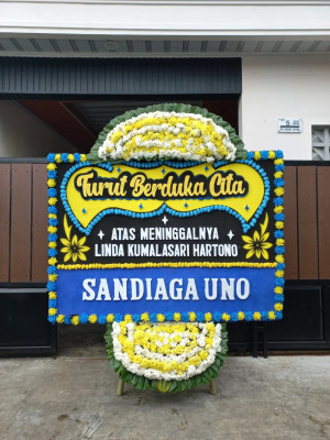 Papan Bunga Duka di Sindangresmi